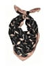 Unbranded 100% Polyester Black Pink Scarf One size - photo 1