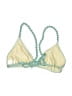 Shani Shemer Metallic Green Swimsuit Top Size S - photo 2