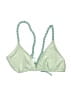 Shani Shemer Metallic Green Swimsuit Top Size S - photo 1