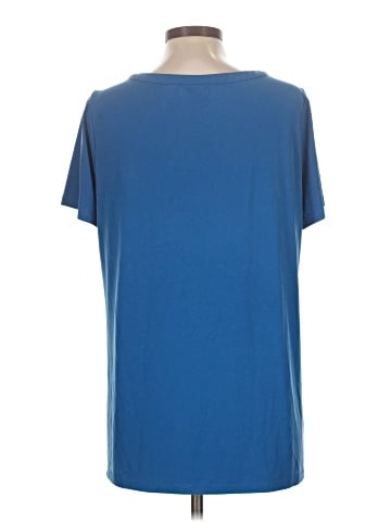 Susan Graver Short Sleeve Top (view 2)