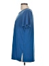 Susan Graver Blue Short Sleeve Top Size L - photo 5