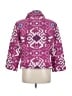 Lafayette 148 New York Aztec Or Tribal Print Purple Jacket Size M (estimated) - photo 2