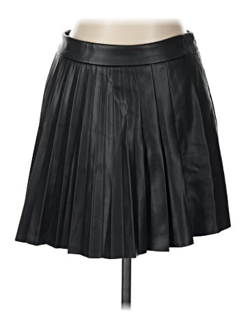 MNG Faux Leather Skirt (view 1)