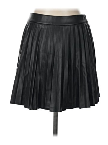 MNG Faux Leather Skirt (view 2)