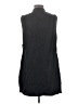 Michael Stars 100% Lyocell Black Sleeveless Button-Down Shirt Size Sm (0) - photo 2
