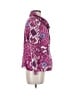 Lafayette 148 New York Aztec Or Tribal Print Purple Jacket Size M (estimated) - photo 4