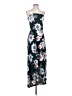 Maurices Floral Black Blue Casual Dress Size S - photo 1