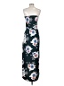 Maurices Floral Black Blue Casual Dress Size S - photo 2