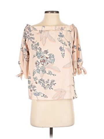 Bar III 3/4 Sleeve Blouse (view 1)