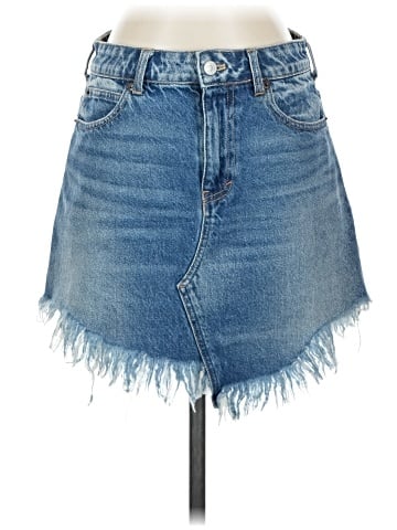 We the Free Denim Skirt (view 1)
