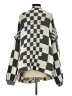 Talula 100% Polyester Houndstooth Gray Cardigan Size S - photo 2