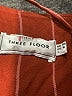 Three Floor 100% Viscose Stripes Burgundy Jumpsuit Size 6 - photo 4