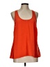 Joie 100% Silk Orange Sleeveless Silk Top Size L - photo 1
