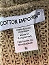 Cotton Emporium 100% Acrylic Tan Pullover Sweater Size M - photo 7