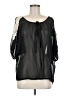 American Dream Black 3/4 Sleeve Blouse Size M - photo 1