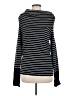 Free People Stripes Black Turtleneck Sweater Size L - photo 2