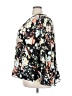 Kaya di Koko 100% Polyester Floral Black 3/4 Sleeve Blouse Size 3X - photo 5