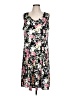 NY Collection Floral Black Casual Dress Size L - photo 1