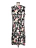 NY Collection Floral Black Casual Dress Size L - photo 2