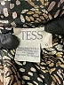 Tess 100% Polyester Animal Print Gold Long Sleeve Blouse Size 6 - photo 7