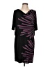 Nine West Graphic Black Cocktail Dress Size 12 - photo 1