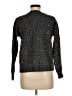 Ann Taylor LOFT Metallic Black Pullover Sweater Size M - photo 2