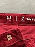 Gap Burgundy Casual Pants Size 7 - photo 3