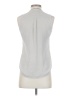 H&M 100% Polyester Silver Sleeveless Blouse Size 2 - photo 2