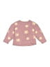 Hanna Andersson 100% Recycled Polyester Stars Pink Pullover Sweater Size 3T - photo 1