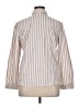 George Stripes Ivory Long Sleeve Button-Down Shirt Size XL - photo 2