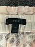 J.Crew Animal Print Ivory Linen Pants Size 10 - photo 7
