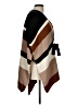 Trina Turk 100% Cotton Brown Poncho Size L - photo 4