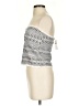 Anthropologie 100% Polyester Silver Black Sleeveless Top Size S - photo 5