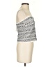 Anthropologie 100% Polyester Silver Black Sleeveless Top Size S - photo 4