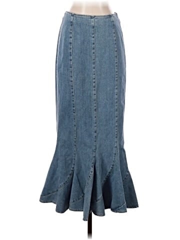 Newport News Denim Skirt (view 1)