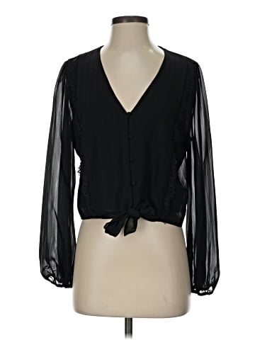 WAYF Long Sleeve Blouse (view 1)
