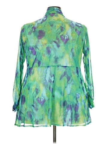 Susan Graver 3/4 Sleeve Blouse (view 2)