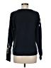 Whistles 100% Cotton Floral Black Pullover Sweater Size M - photo 2