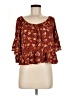 Lily White Brown 3/4 Sleeve Blouse Size M - photo 1