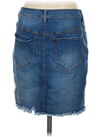 Soho JEANS NEW YORK & COMPANY Denim Skirt (view 2)