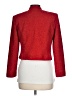 Jessica Howard 100% Polyester Red Jacket Size 12 (petite) - photo 2