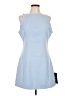 Lulus Solid Blue Casual Dress Size L - photo 1