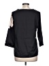 Unbranded Black 3/4 Sleeve Blouse Size L - photo 2