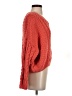 Fate Solid Orange Pullover Sweater Size S - photo 4