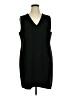 Gap Solid Black Casual Dress Size XL - photo 1