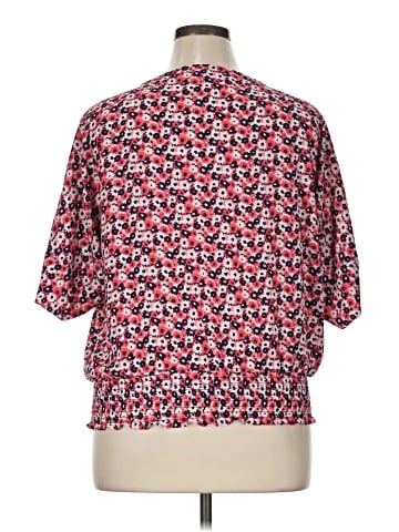 MICHAEL Michael Kors Short Sleeve Blouse (view 2)