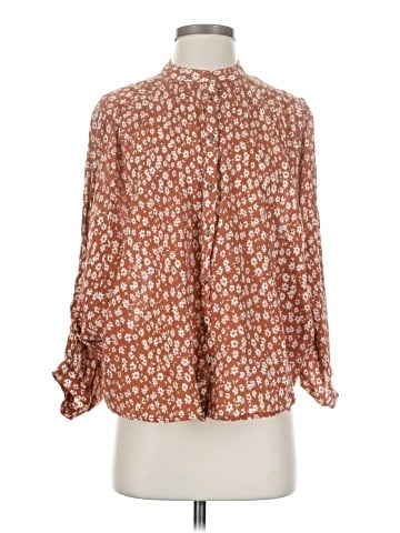 Pilcro Long Sleeve Blouse (view 1)