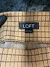 Ann Taylor LOFT Houndstooth Brown Casual Pants Size M (tall) - photo 7