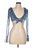 Unbranded Blue Sleeveless Blouse Size L - photo 1