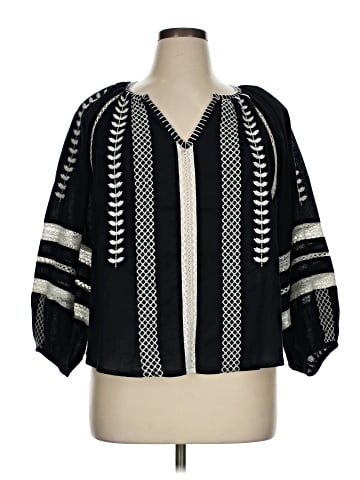 Karen Kane 3/4 Sleeve Blouse (view 1)